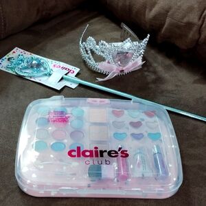 Claire's Princess Makeup Tiara Bundle